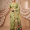 Green Handloom Saree for Women